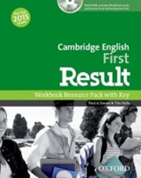 Cambridge English First Result Workbook with Key and Audio CD - Tim Falla