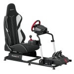 Huzaro Speed 5.5 černá / Sim racingový kokpit / nastavitelný volant / sklon 45-90° / nosnost 100 kg (HZ-SPEED 5.5)