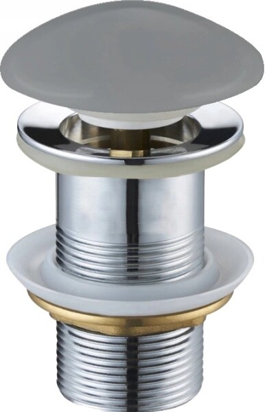 MEXEN - Zátka klik-klak bez přepadu, světle šedá mat keramická 79910-61