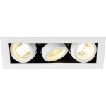 Paulmann 92907 Whirl LED vestavné svítidlo, LED, pevně vestavěné LED, 4.9 W, hliník (kartáčovaný), saténová, sada 3 ks