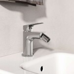 IDEAL STANDARD - Ceralife O Bidetová baterie s výpustí Click-Clack, BlueStart, chrom BE021AA