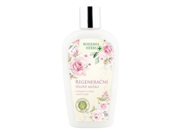 Bohemia Herbs tělové mléko růže 250 ml