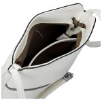 Stylová dámská koženková crossbody Kira, bílá