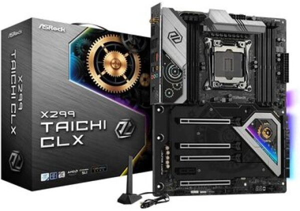 ASRock X299 TAICHI CLX / X299 / LGA2066 / 8x DDR4 / 4x PCIEx16 / 8x SATA III / M.2 / ATX (90-MXBBH0-A0UAYZ)