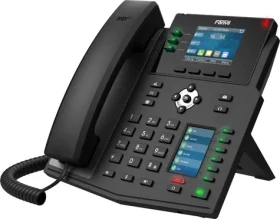 Fanvil X4U V2 černá / IP telefon / 12 linek / 2.8" LCD / PoE / Wi-Fi / Bluetooth (X4U V2)