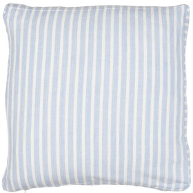 IB LAURSEN Bavlněný povlak na sedák Milas Dusty Blue/Stripes 45 x 45 cm, modrá barva, textil