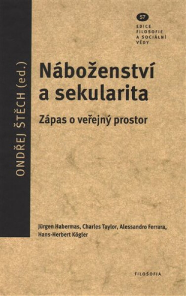Náboženství sekularita Ondřej Štěch