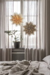 Watt & Veke Závěsná svítící hvězda Maja White 50 cm, bílá barva, papír