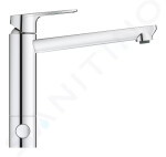 GROHE - BauLoop Dřezová baterie s uzavíracím ventilem, chrom 31713000