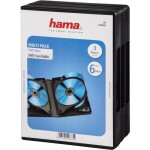 Hama CD BOX SLIM náhradní obal, 10ks/bal, transparentní/černá