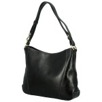 Elegantní dámská kožená kabelka na rameno Katana Tenga, černá