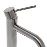 Umyvadlová baterie SAT Aurum bez výpusti broušený gun metal SATBAUR271BGM SATBAUR271BGM
