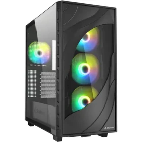 Sharkoon Rebel C80G RGB černá / ATX / 2x USB 3.2 / 1x USB-C / 4x 120mm / bez zdroje / průhledná bočnice (4044951041152)