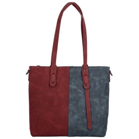 Trendy dámská kabelka na rameno MaxFly Ritta, tmavě modrá