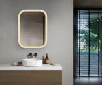 Zrcadlo se senzorem SAT Mood 60x80 cm bílá SATZMOOD6080BI SATZMOOD6080BI