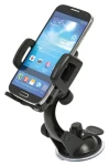 Omega Car Holder / Držák do auta pro smartphone / Univerzální / Přísavka a pogumované čelisti (OUCHSPH8)