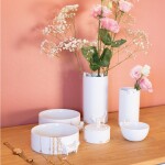 Räder Porcelánová váza Cat, bílá barva, porcelán