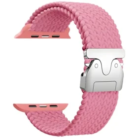 Beline Woven Nylon Parachute 38/40/41mm růžová / Řemínek pro Apple Watch / nylonový / nastavitelný