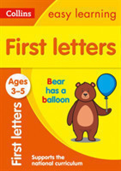Activity Book Ages 3-5 - First Letters - Collins Easy Learning