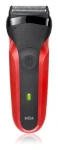Rozbaleno - Braun Series 3 300s červená / planžetový holicí strojek / 30 min provoz / rozbaleno (4210201163343.rozbaleno)