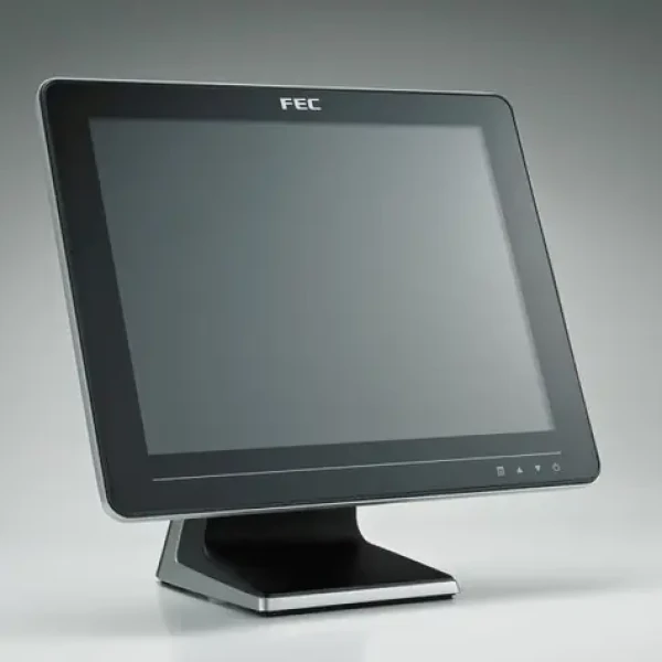 FEC AM-1015C 15 PCAP černá / Dotykový monitor pro POS / USB VGA DVI (AM-1015-PCTGG-350LED)