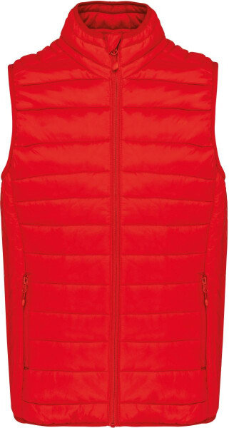 Kariban K 6113 Pánská lehká vesta 20.6113 red 4XL
