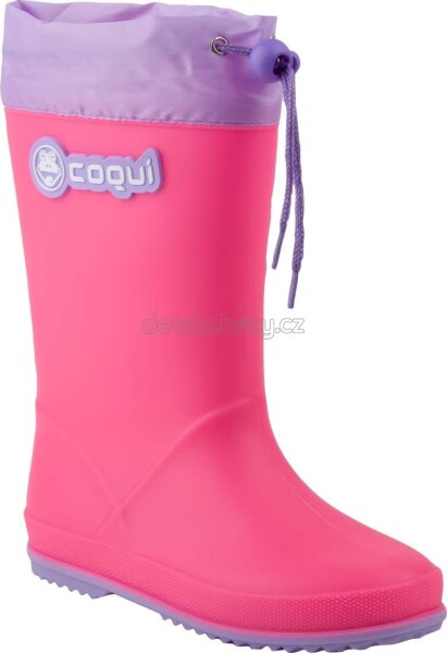 Dětské gumáky Coqui 8509 Lt.fuchsia/Lt.lila Velikost: