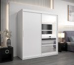 Šatní skříň Abi Ro1 Barva korpusu: Dub Sonoma, Rozměry: 150 cm, Dveře: Bílá