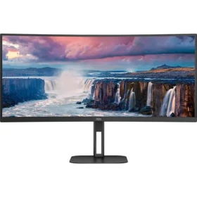 34" AOC CU34V5C/BK černá / VA / 3440x1440 / 21:9 / 4ms / 3000:1 / 300cd-m2 / HDMI + DP + USB-C / VESA (CU34V5C/BK)