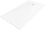 MEXEN/S - Stone+ obdélníková sprchová vanička 180 x 90, bílá, mřížka bílá 44109018-W