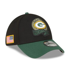 New Era Pánská kšiltovka Green Bay Packers NFL 2022 On-Field Salute to Service 39THIRTY Flex Velikost: S/M