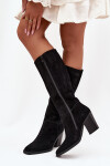 Kozačky na podpatku model 216797 Step in style 39