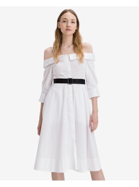 Bílé dámské šaty Karl Lagerfeld - Dámské