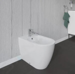 DURAVIT - ME by Starck Stojící bidet 370x600 mm, otvor pro baterii, bílá 2289100000