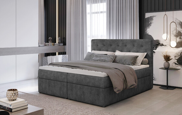 Boxspring Loree Rozměr: 140 x 200 cm, látka: Dora 95