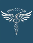 Bavlněné triko CYCOLOGY Spin Doctor, blue, pánské, krátký rukáv (Motiv Spin Doctor, velikost L)
