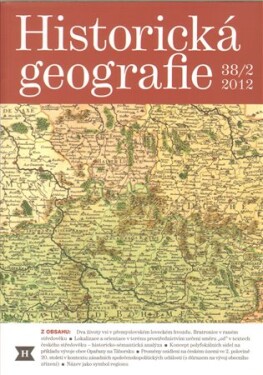 Historická geografie 38/2