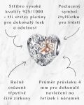 ELENYS Čtyřlístek pro štěstí – přívěsek ze sterlingového stříbra 925