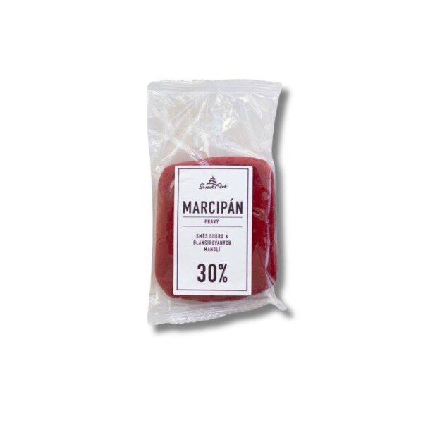 Dortisimo Pravý marcipán SweetArt 30 % mandlí burgundy (150 g)