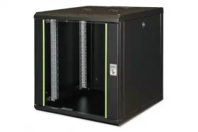 Digitus Unique 12U černá / Nástěnný rozváděč / 19" / 643x600x600 mm / skleněné dveře / IP20 (DN-19 12U-6/6-SW)