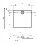 VILLEROY & BOCH - Subway Sprchová vanička, 90x90 cm, alpská bílá UDA0935SUB1V-01