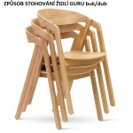 STIMA Jídelní židle křesílko GURU XL látka - DUB