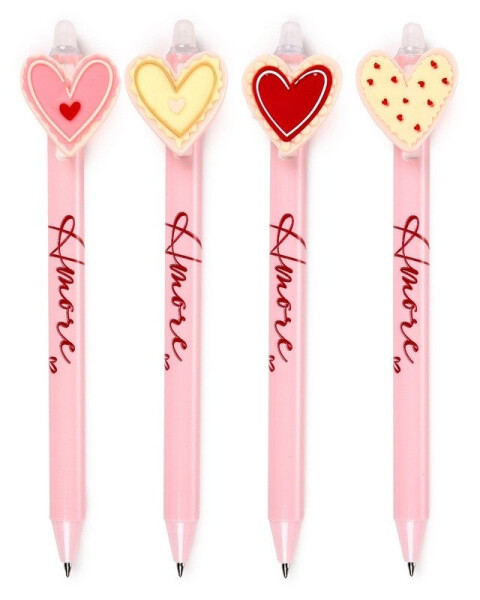 Propiska gumovací s ozdobou Inkredible Amore - Srdce (mix)