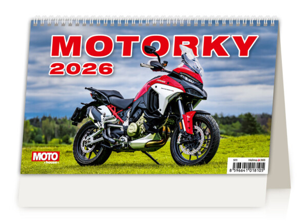 Stolní kalendář 2026 Helma - Motorky ČR/SR