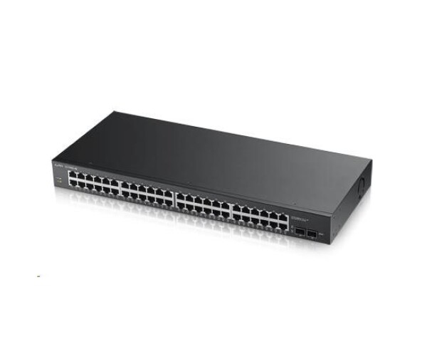 Zyxel GS1900-48 50-port Gigabit Web Smart switch, 48x gigabit RJ45, 2x SFP v2 EDF_311981