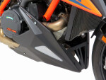 Ktm 1290 Super Duke R 20-24, 1390 Super Duke R 24-25 Klín pod motor - 3 barvy - Matná černá-stříbrná mřížka