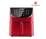 Cosori CP158-AF PREMIUM – 5.5L horkovzdušná fritéza + 5x špíz a gril. rošt, red