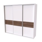 Nábytek Mikulík Skříň FLEXI 3 - 3x dveře dělené LTD ROZMĚR: (š/v/h) 280 x 220 x 65 cm