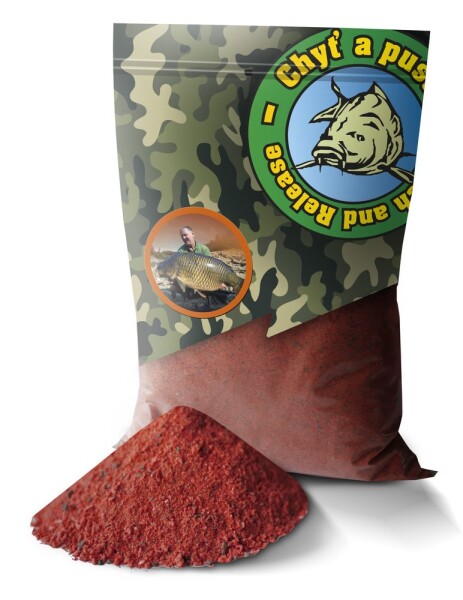 Chyť a pusť Krmítková směs 900g - Jahoda,Chyť a pusť Krmítková směs 900g - Jahoda