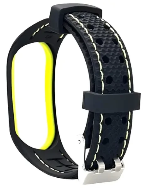 Beline Sport Strap pro Xiaomi Mi Band 7 černo-limetková / Náhradní silikonový řemínek
